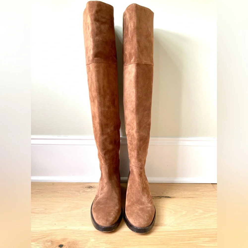 J. Crew Brown Over the Knee Boots